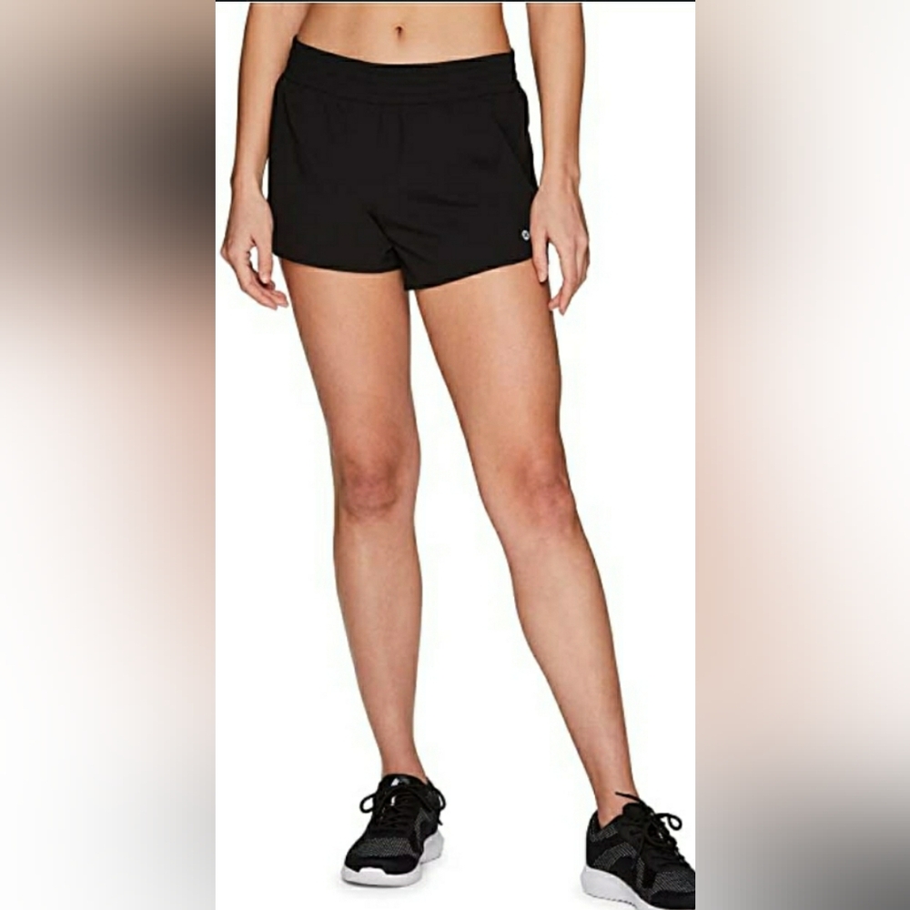 RBX Womens Athletic Shorts Workout Mesh Active Quick Drying Stretch Woven 